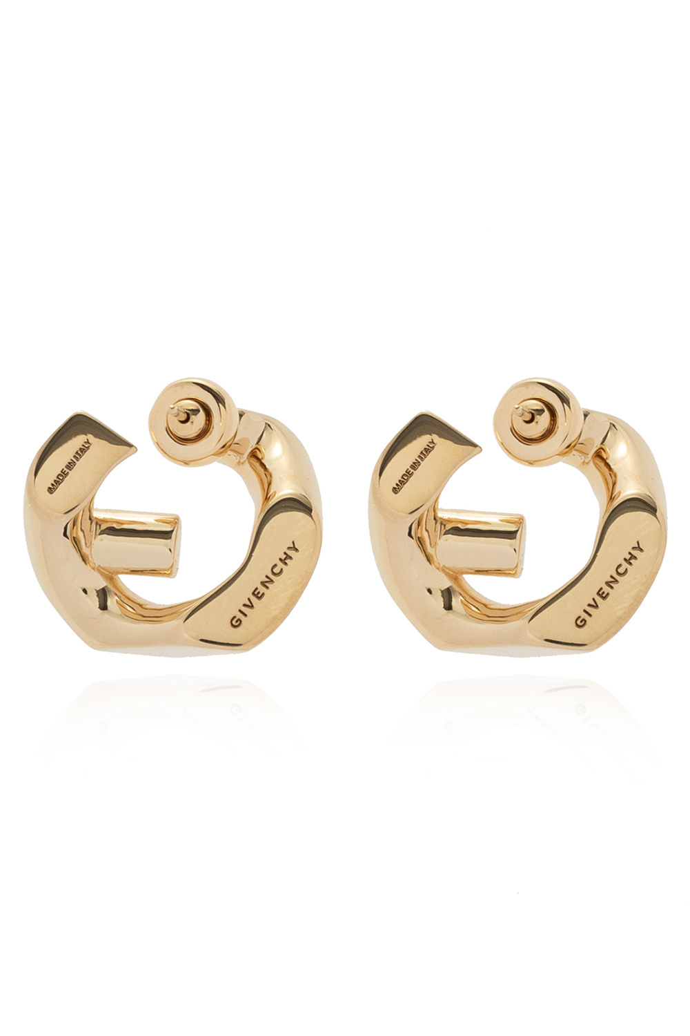 givenchy cardigan Logo-shaped earrings